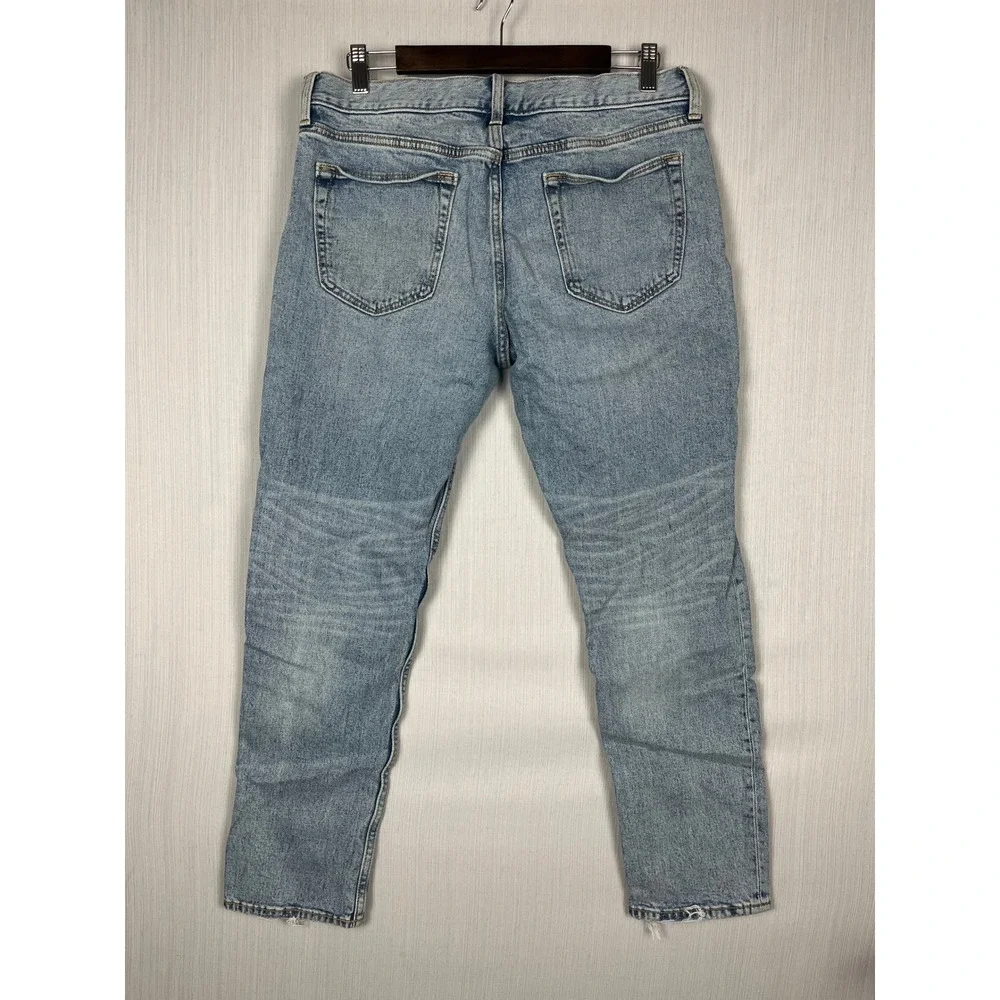 Banana Republic Jeans Mens 34 Light Wash Standard Jean‎ Slim Fit Denim Casual